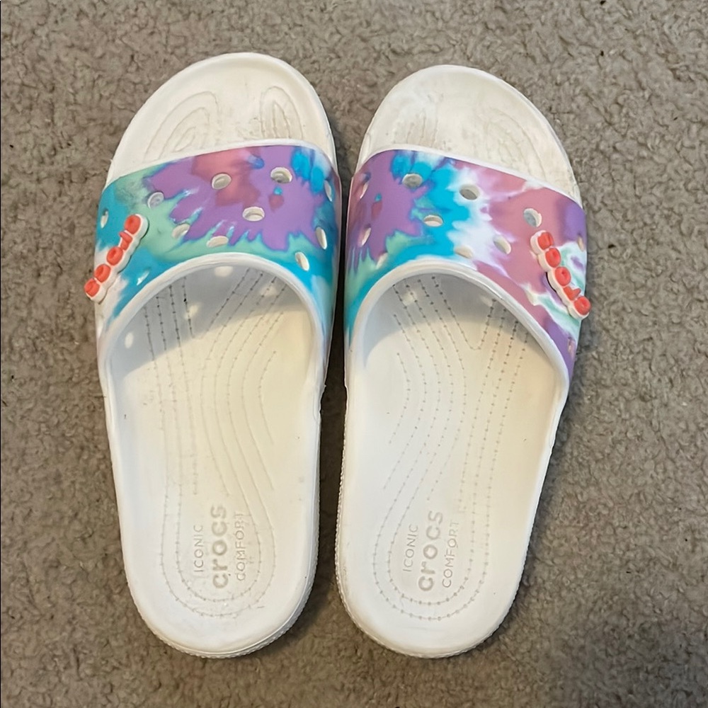 CROCS Purple and Blue Sandals for Comfort and Style